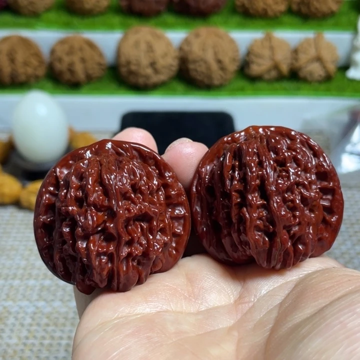 把件文玩核桃四座楼