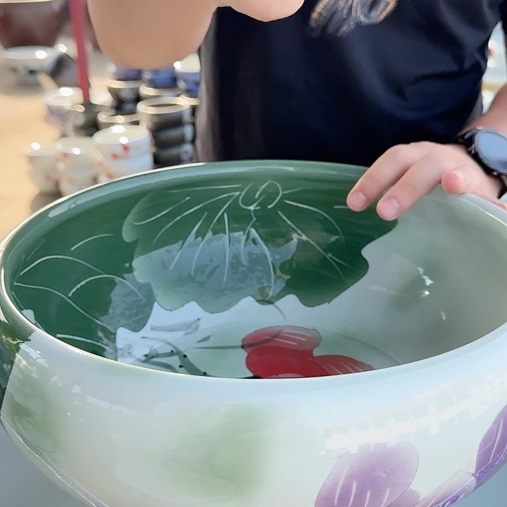 瓷片直径30高度15厘米…………