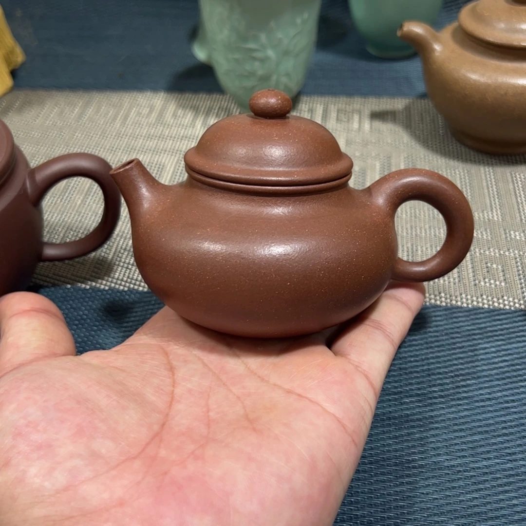 紫砂茶壶健健康康平平安安