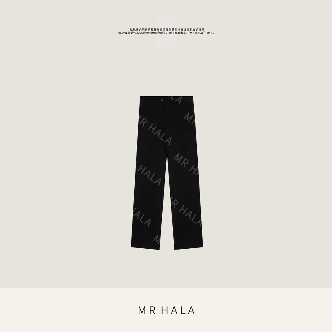MRHALA加绒帕拉蒂尼时尚休闲神裤 YK3908
