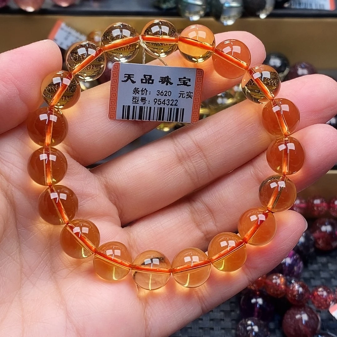 水晶手链未镶嵌黄水晶手链954322