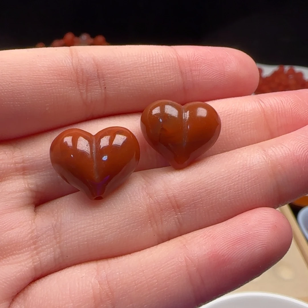 南红玛瑙合金挂件微瑕不退换