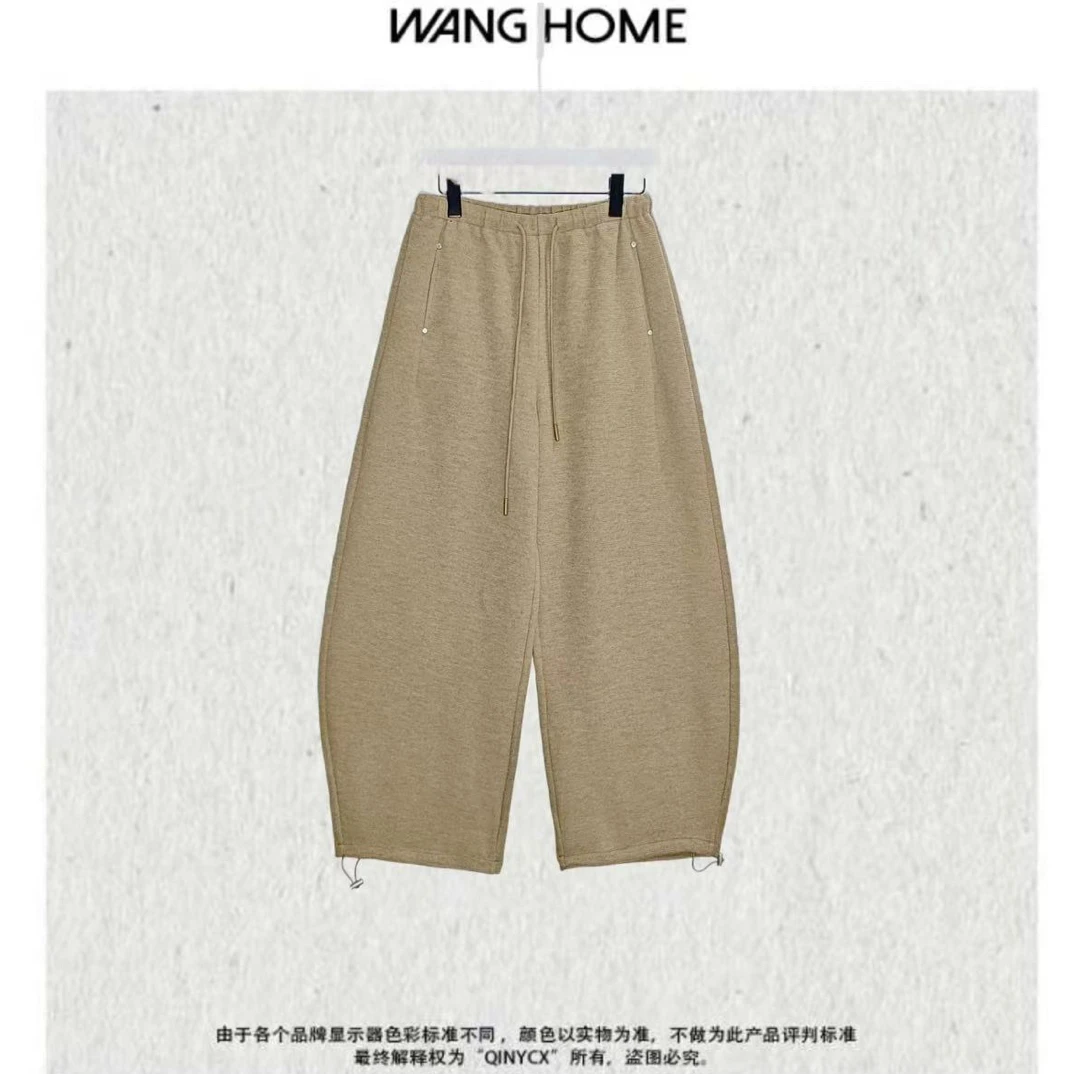 『CHENCY WANG』云朵裤 秋冬休闲设计感纹路百搭休闲裤
