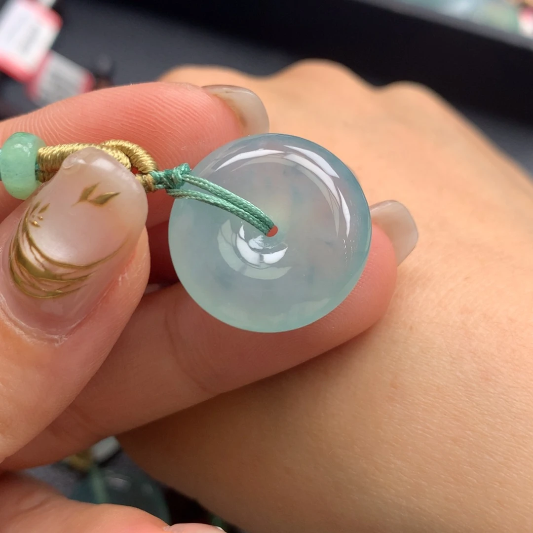 翡翠未镶嵌颈饰翡翠饰品21.2.一6