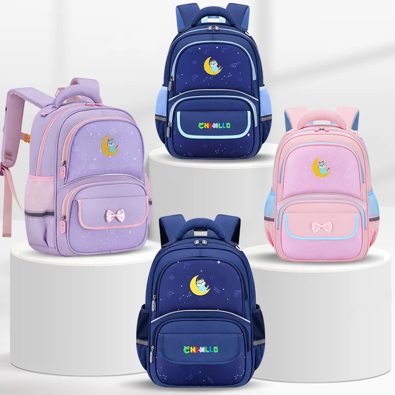 2025年新款小学生三到六年级减负护脊男孩女孩轻便防水双肩包