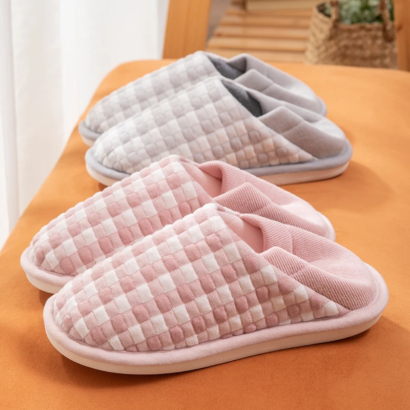 防滑月子鞋春秋款包跟棉拖软底孕妇产妇产后夏薄款家用棉拖鞋女士
