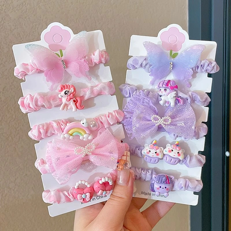 小马宝莉儿童头绳宝宝扎头发橡皮筋可爱卡通发圈女童皮筋女孩发饰