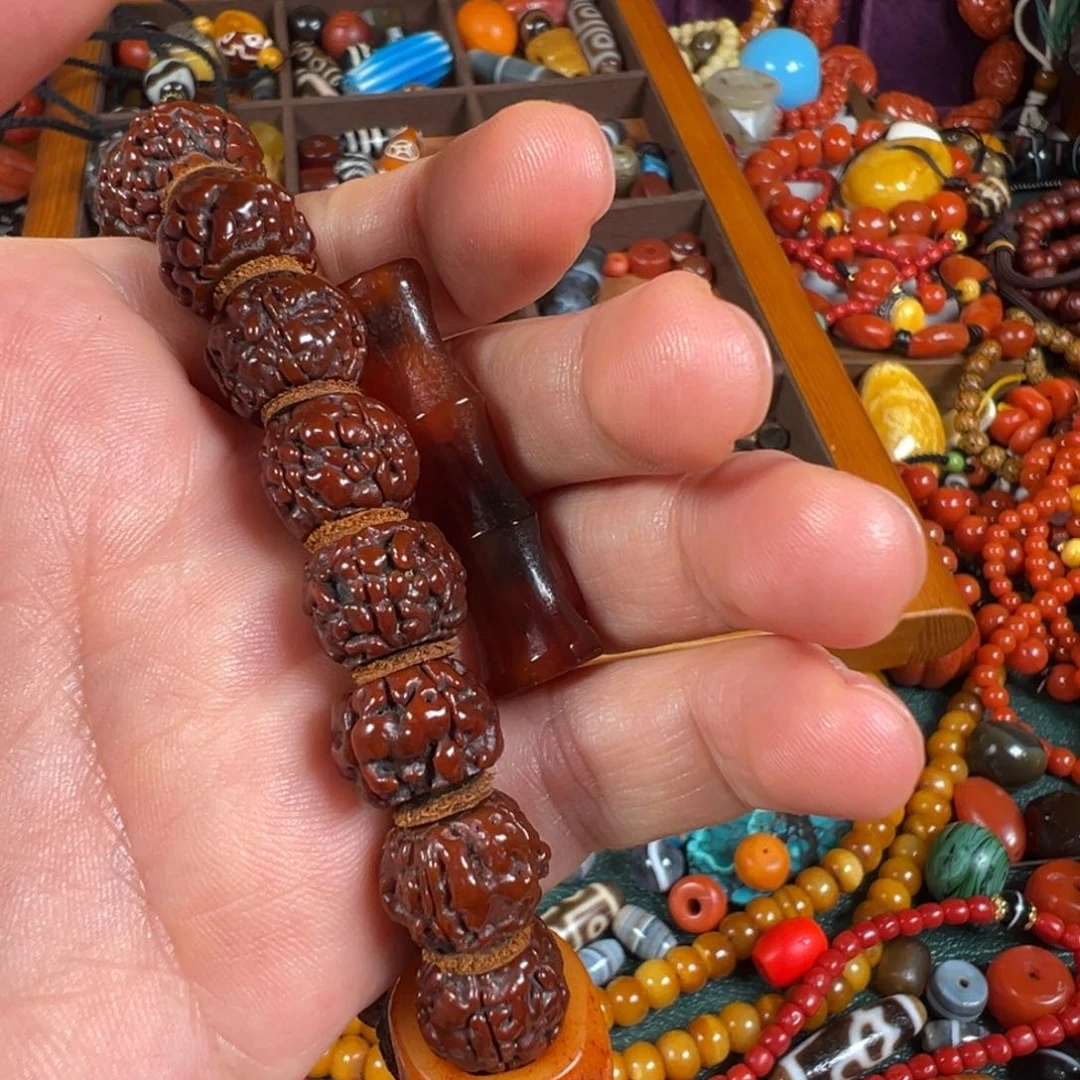 星月菩提吊坠晚*手持