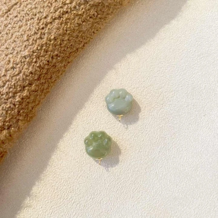 【子丹水 晶】18K金晴水猫爪吊坠（多样性发/发一个）A3-085