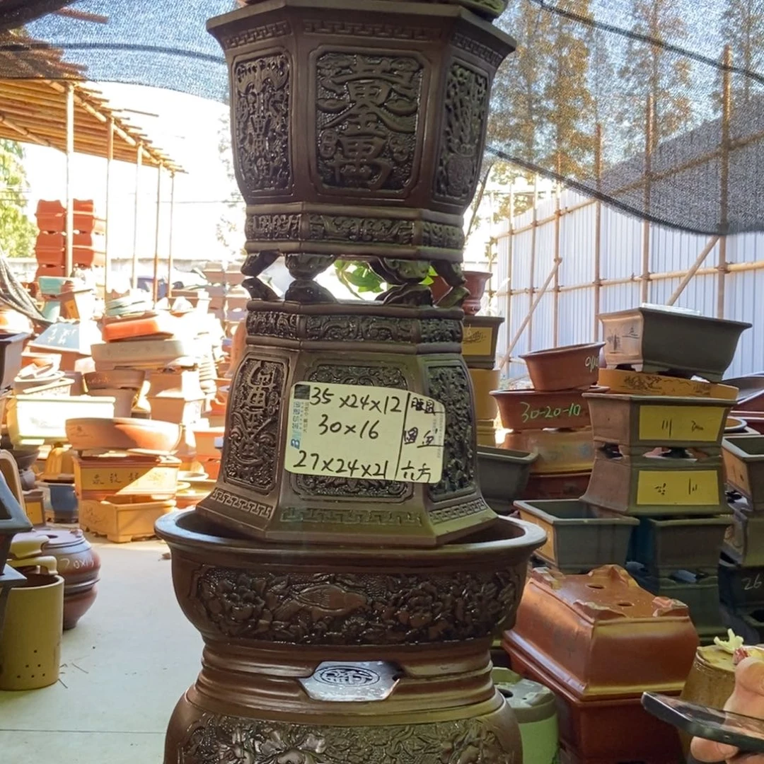 紫砂花盆紫砂紫砂