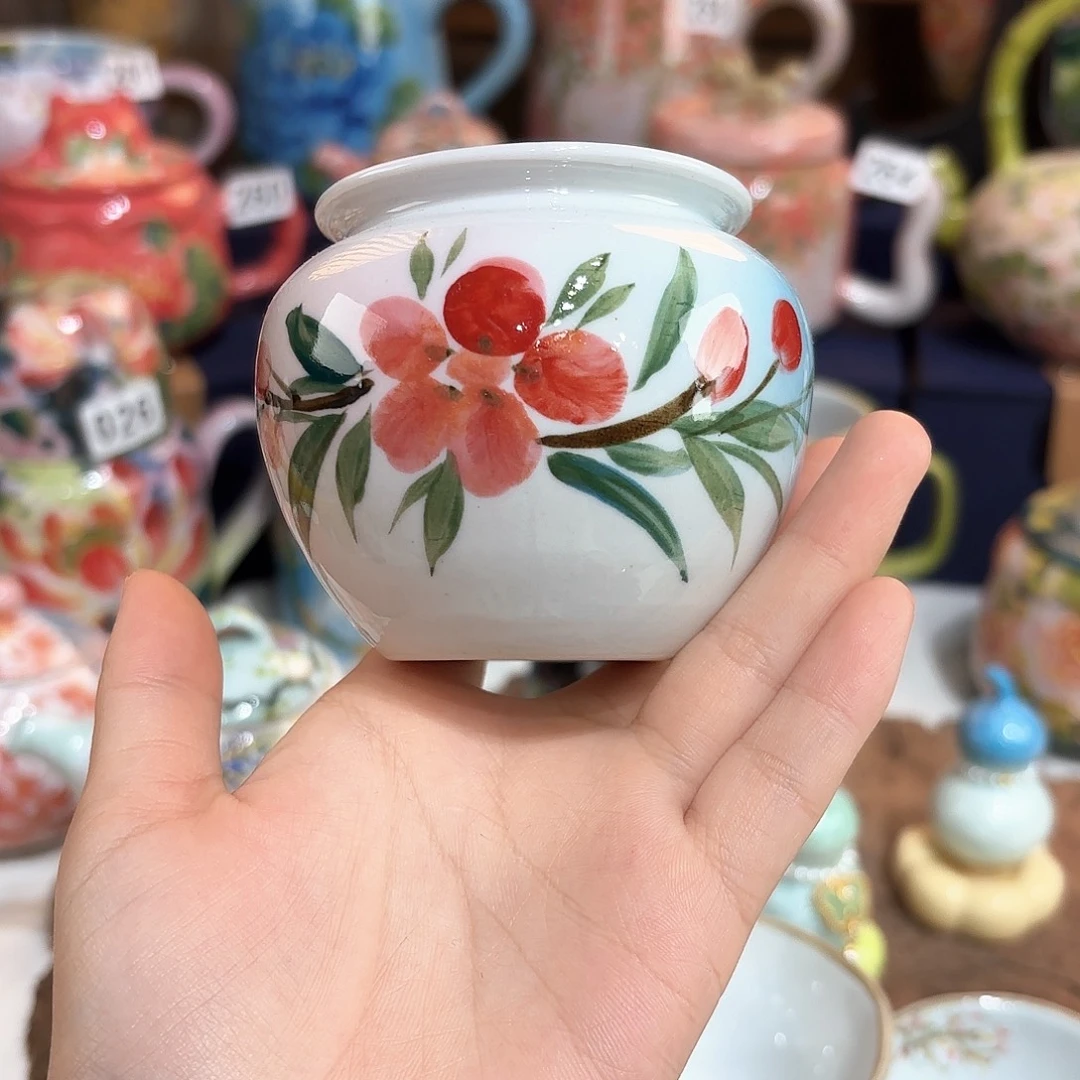 景德镇手绘高温釉下彩陶瓷茶具