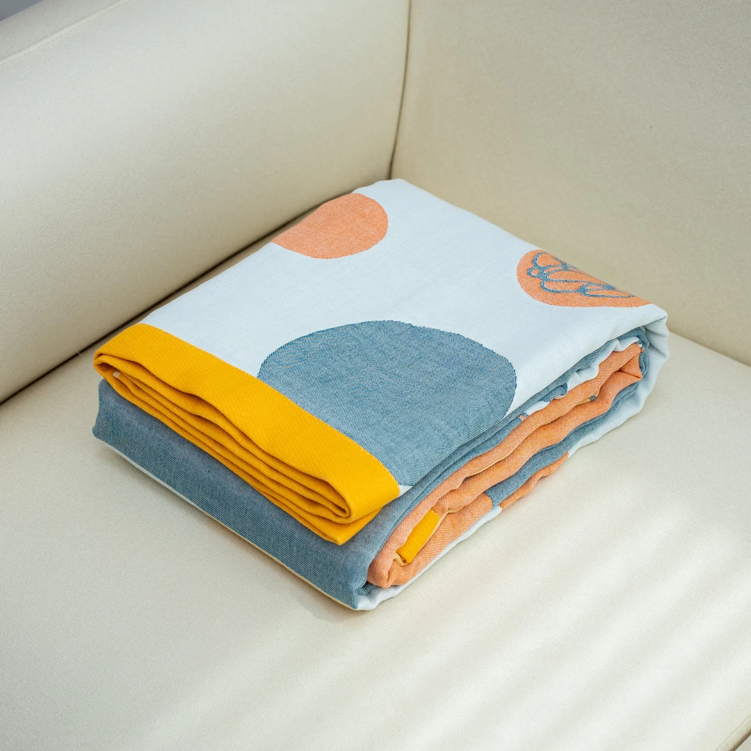 【京かわ会社】纯棉纱布毛巾被160*210cm~火箭