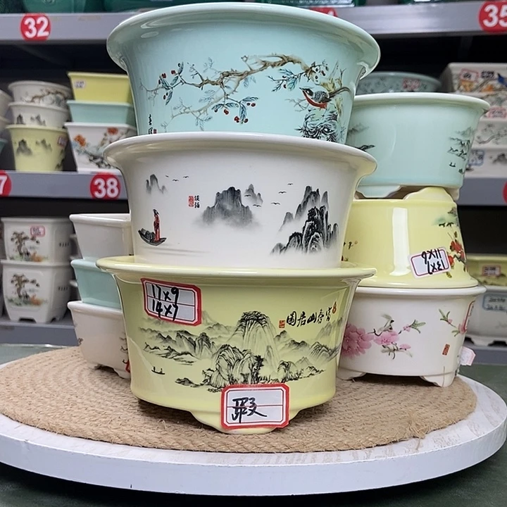 宜兴紫砂花盆艺术盆景