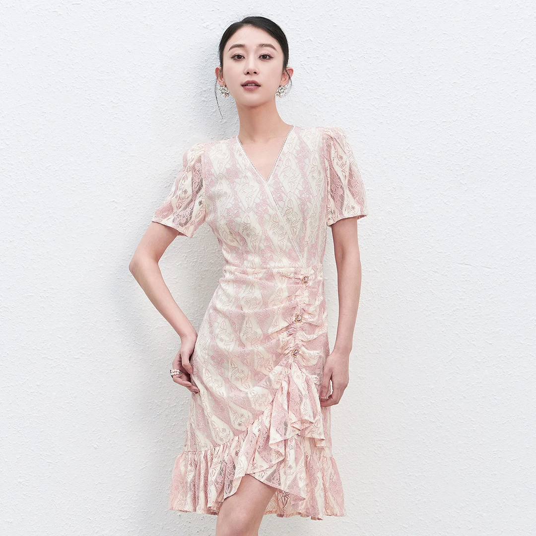 EVA OUXIU/伊华欧秀连衣裙E42AQ1819