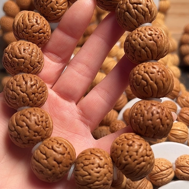 吊坠桃核桃核手串肌肉纹大茶壶23
