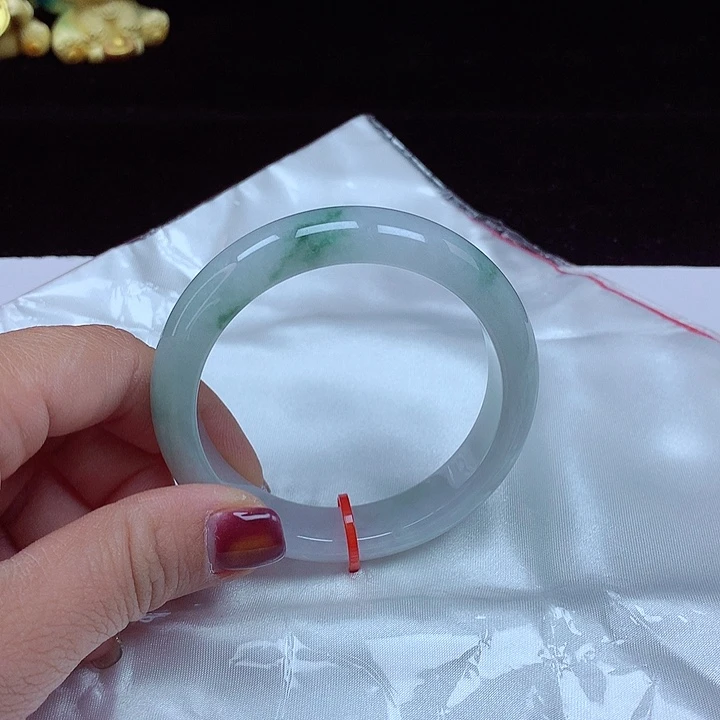 未镶嵌手镯翡翠圈口53