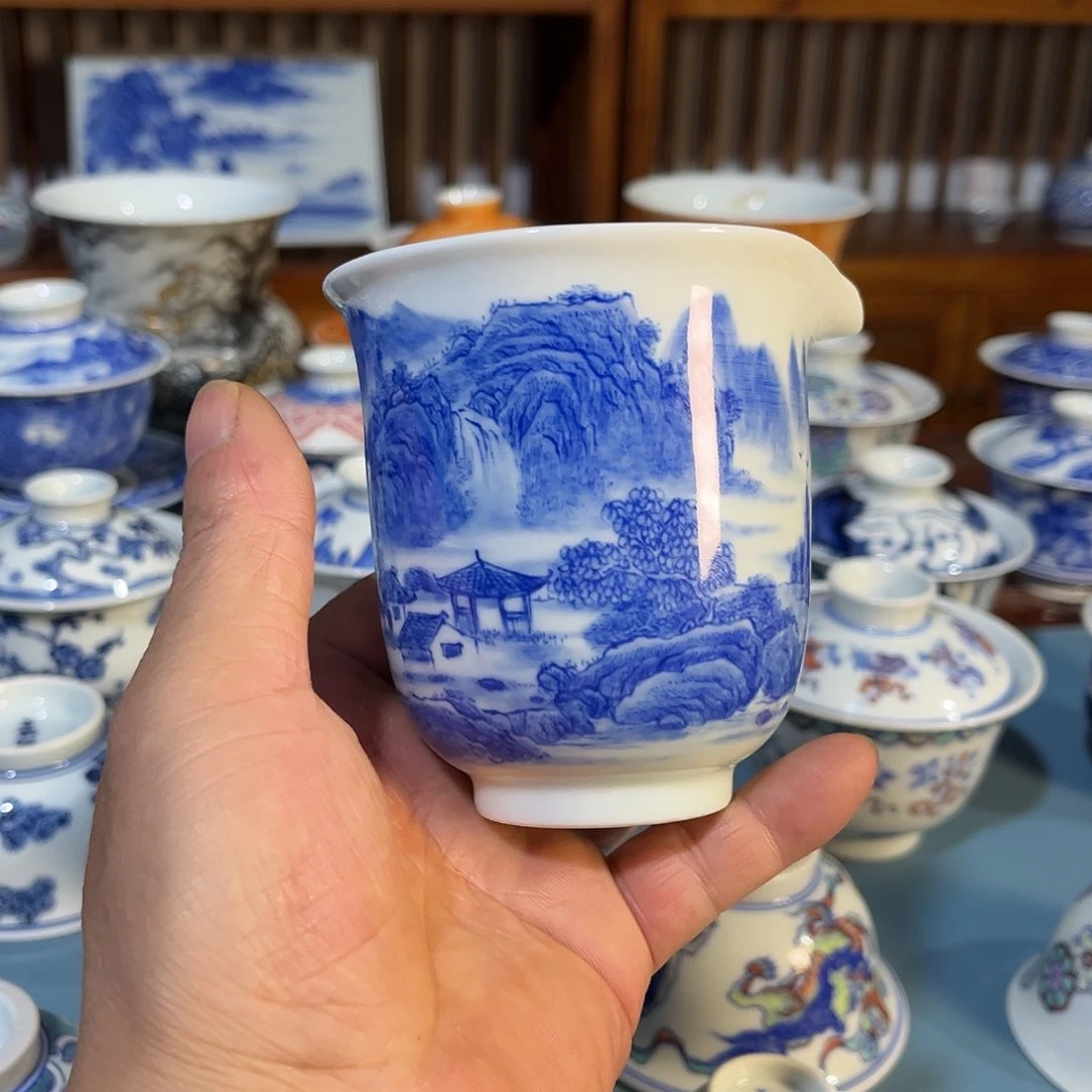 錡镇堂手工手绘公道杯