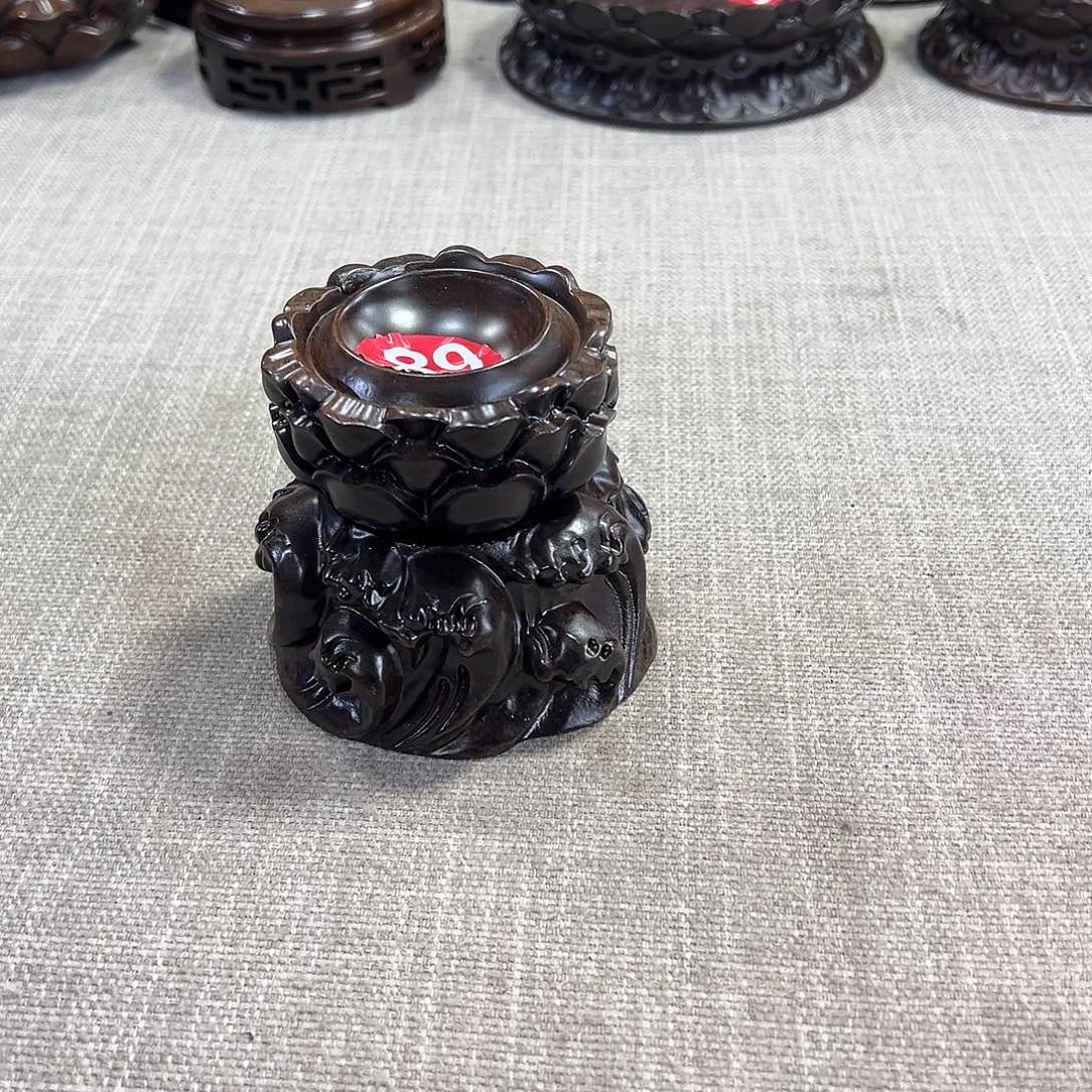 红木底座精雕工艺品