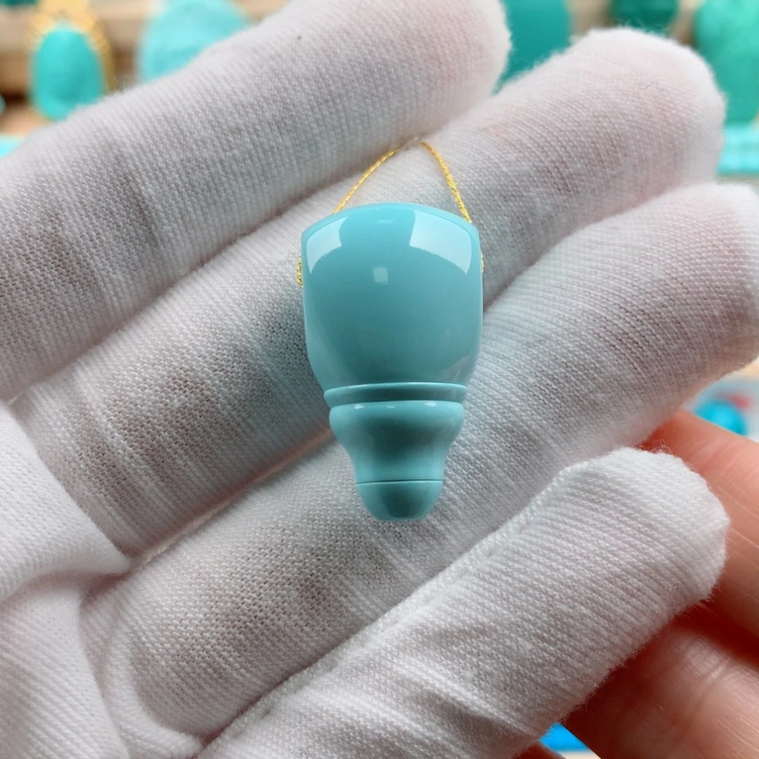 绿松石未镶嵌发饰14.5