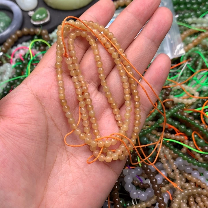 和田玉未镶嵌手链23