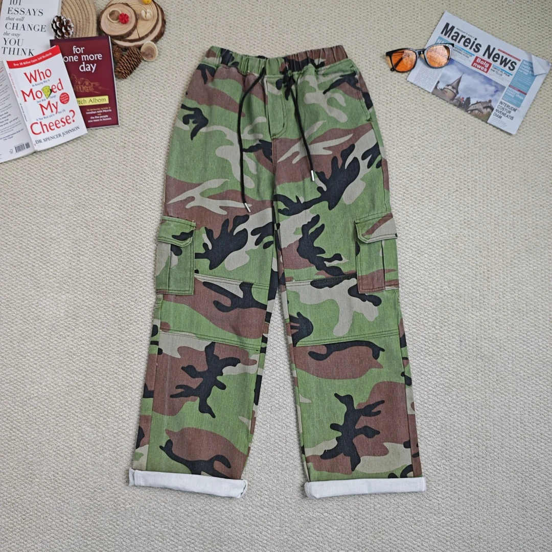 2024秋季新款百搭迷彩工装休闲裤8585