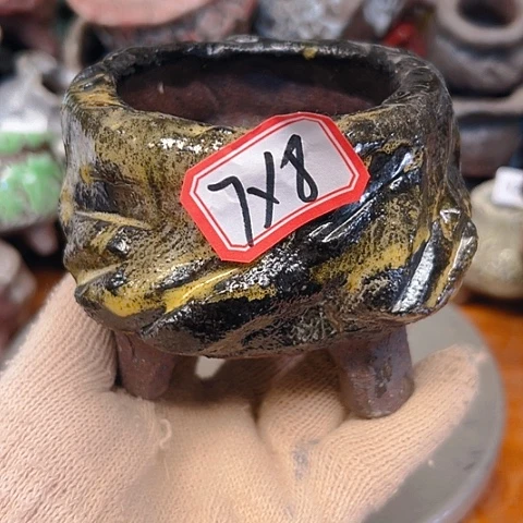 粗陶花盆手工花盆制作