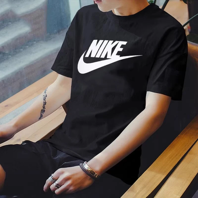 Nike耐克T恤男短袖女2025新款纯棉运动圆领欧若动感风AR5005-010