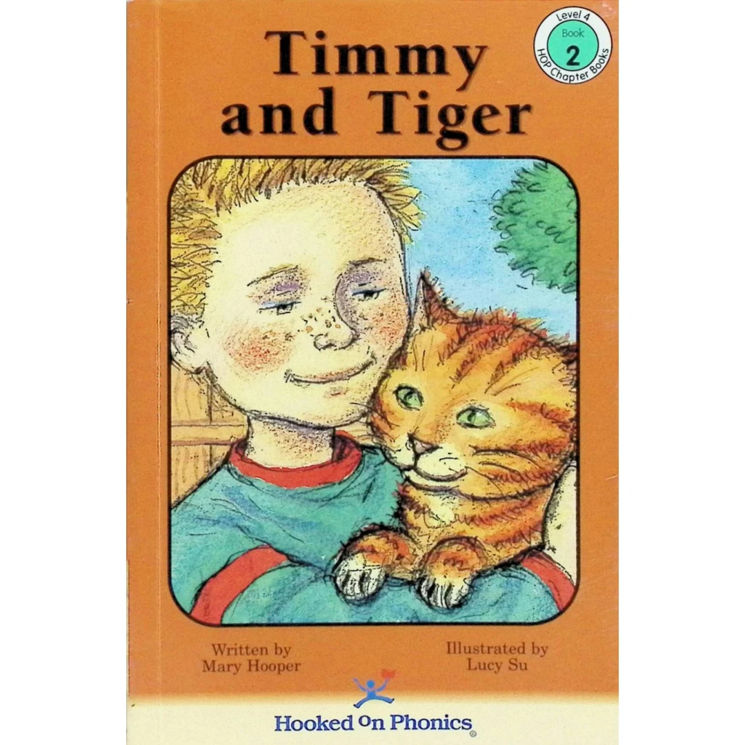 英语原版书钩住拼音章节书TimmyandTiger彩色绘本亲子共读适小学