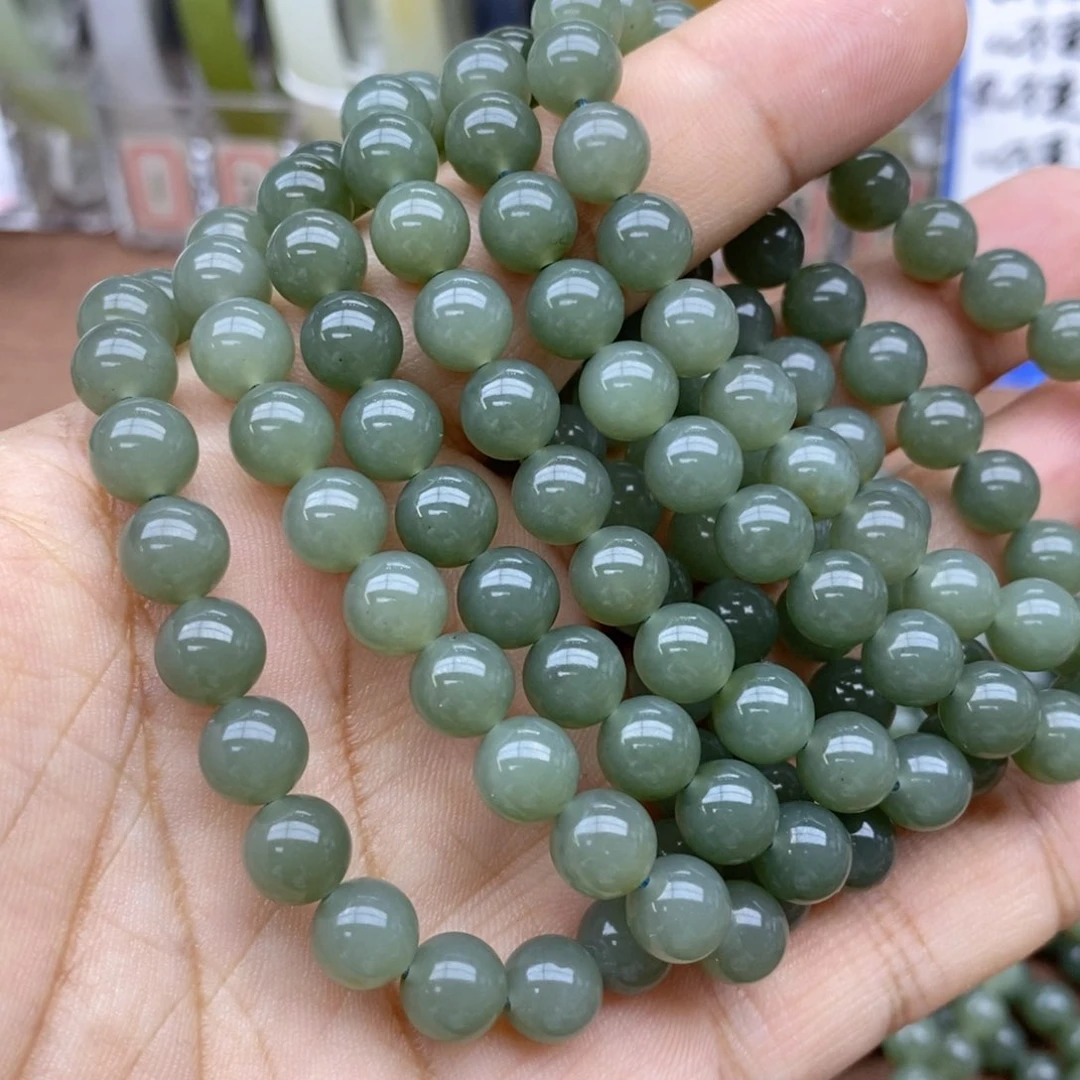 未镶嵌手串和田玉卡8