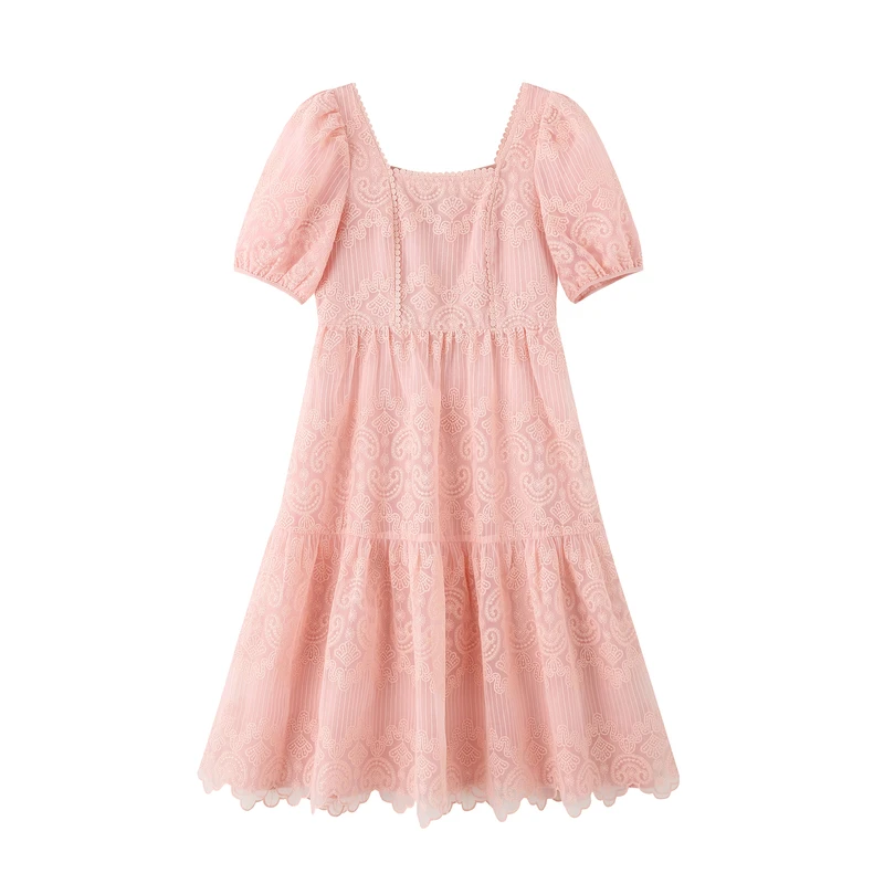 【陈大可专属】明星同款连衣裙 菀草壹春夏装新款初恋裙Q27610321