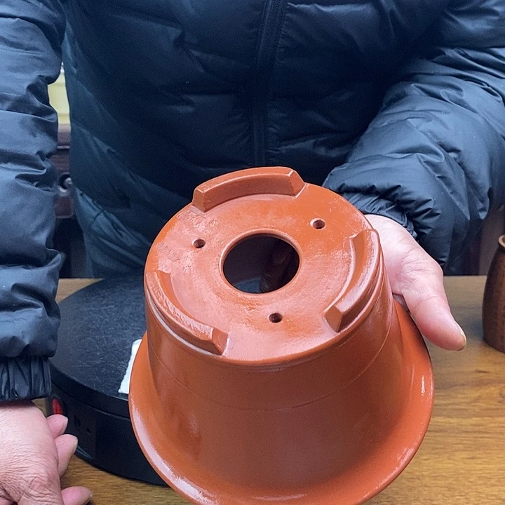 紫砂花盆货号一只WP999