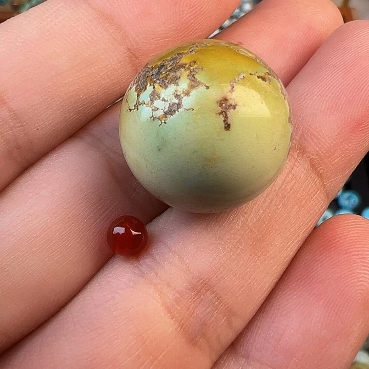 南红玛瑙未镶嵌配饰17.6