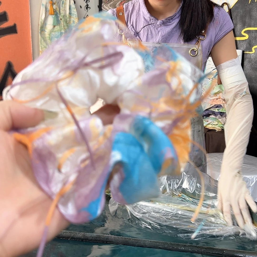 关*过422蕾丝发圈手作