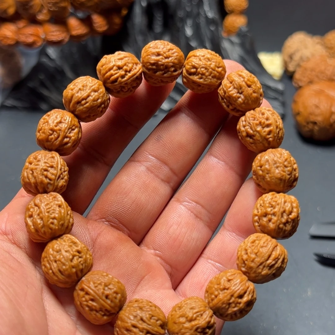 文玩核桃手串尺寸边肚15高14