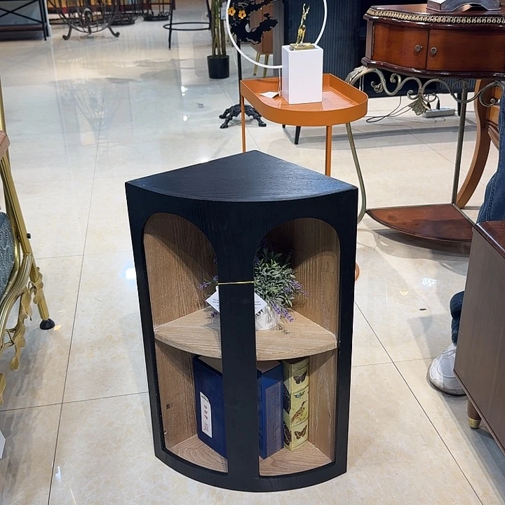 有机玻璃木质角柜