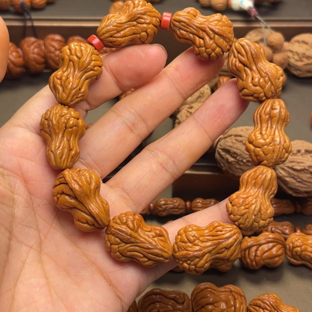 手串桃核龙纹桃核23