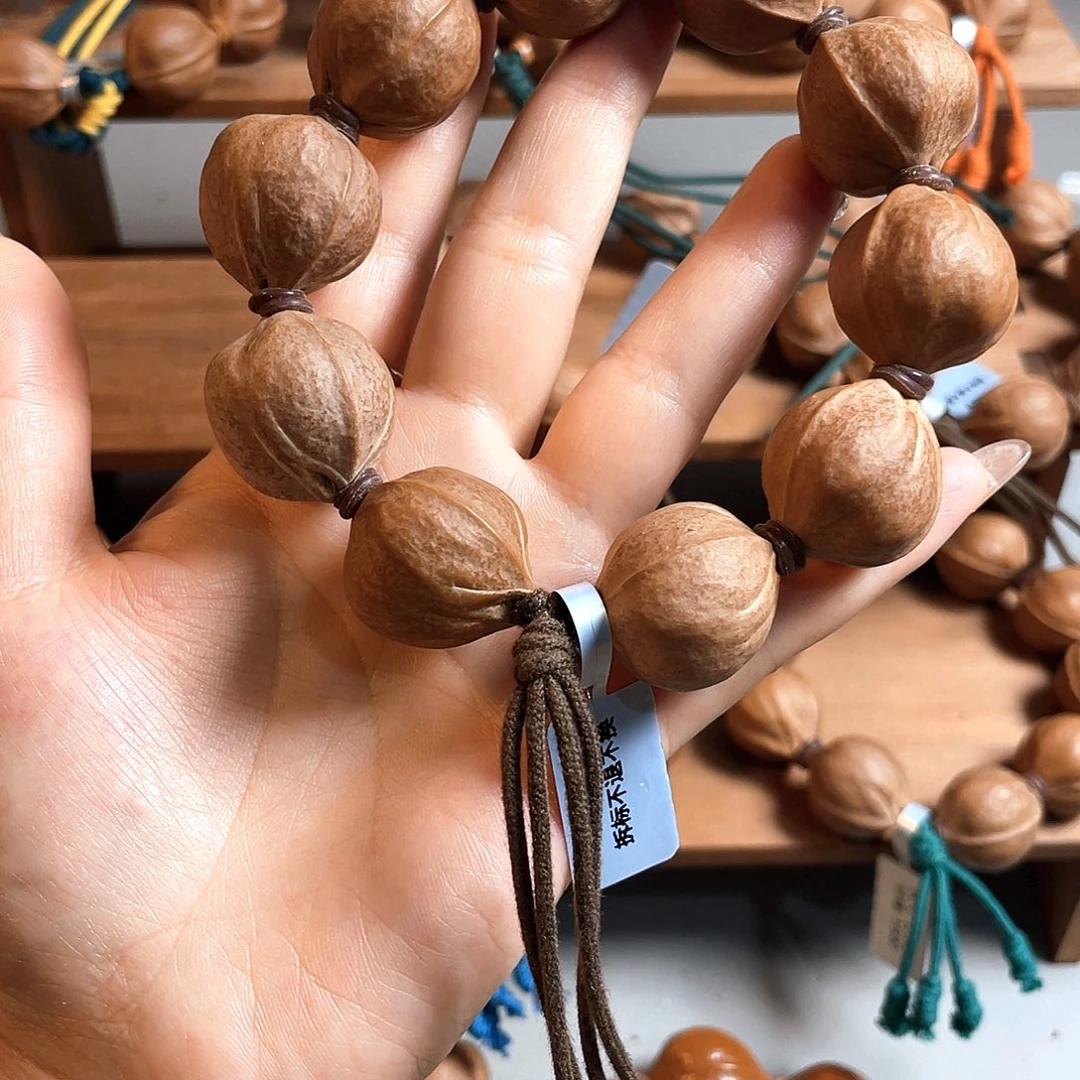 团***妈橄榄核手串/手链23/25梅林铁核