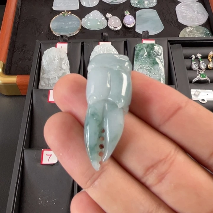 翡翠未镶嵌挂件翡翠首饰