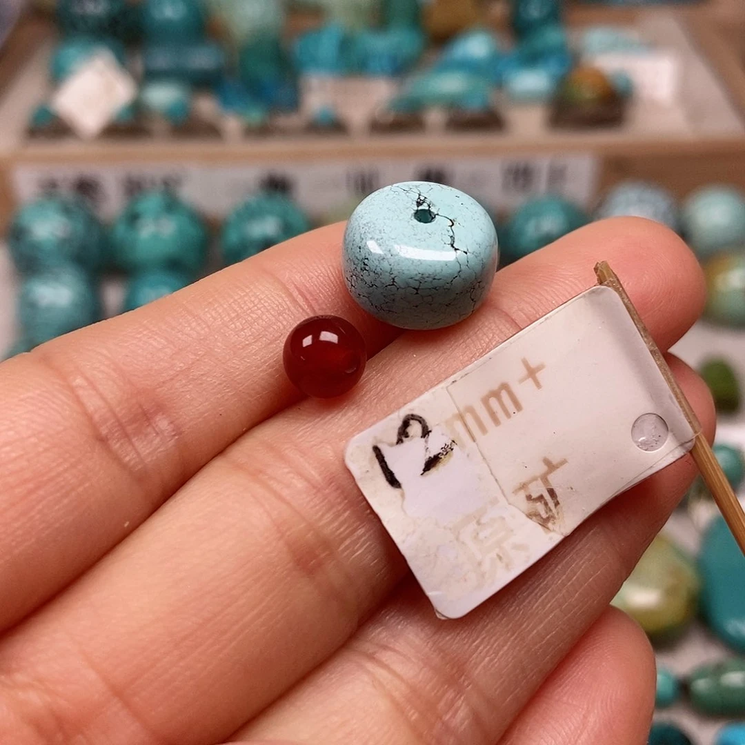 未镶嵌南红玛瑙珠宝半成品