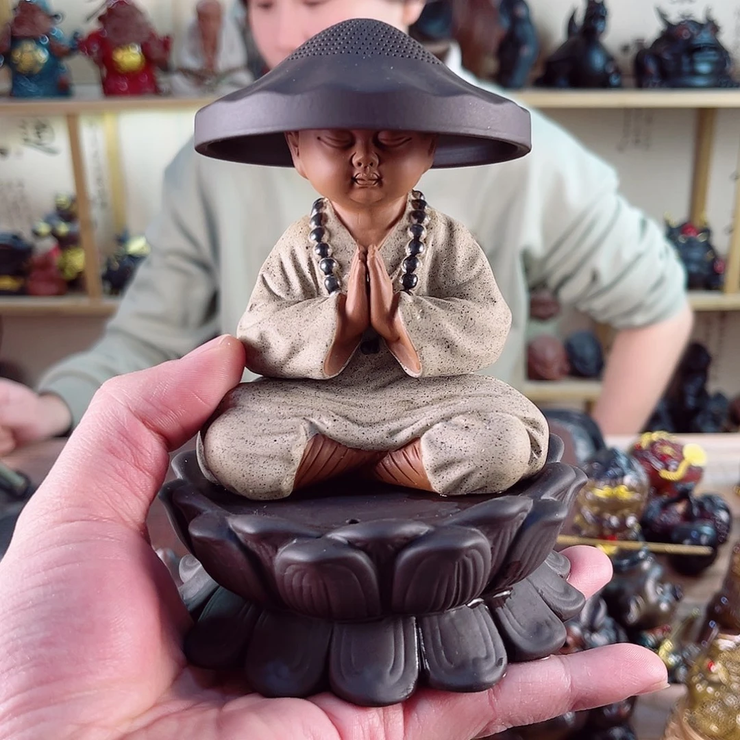 紫砂茶宠紫陶树脂茶宠摆件