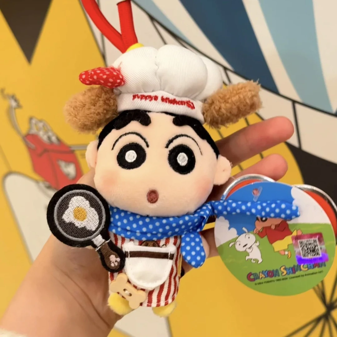 蜡笔小新包包挂件可爱毛绒卡通玩偶钥匙扣书包挂件学生送礼物