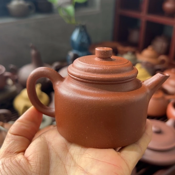 茶壶紫砂降坡剑流嘴德中100cc