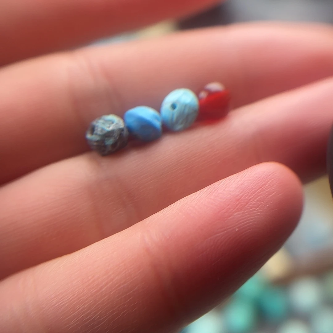 南红玛瑙合金颈饰