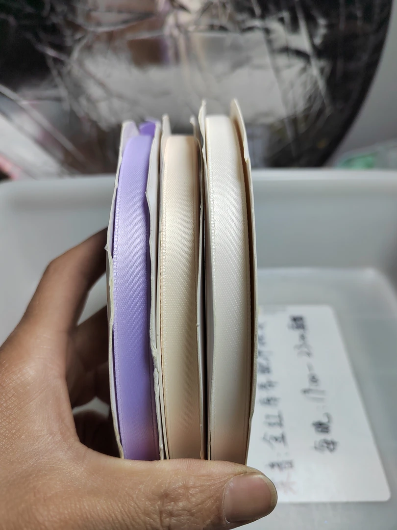 金红16800，3盘，高档双面仿棉带，手工diy配件，请看完讲解再拍