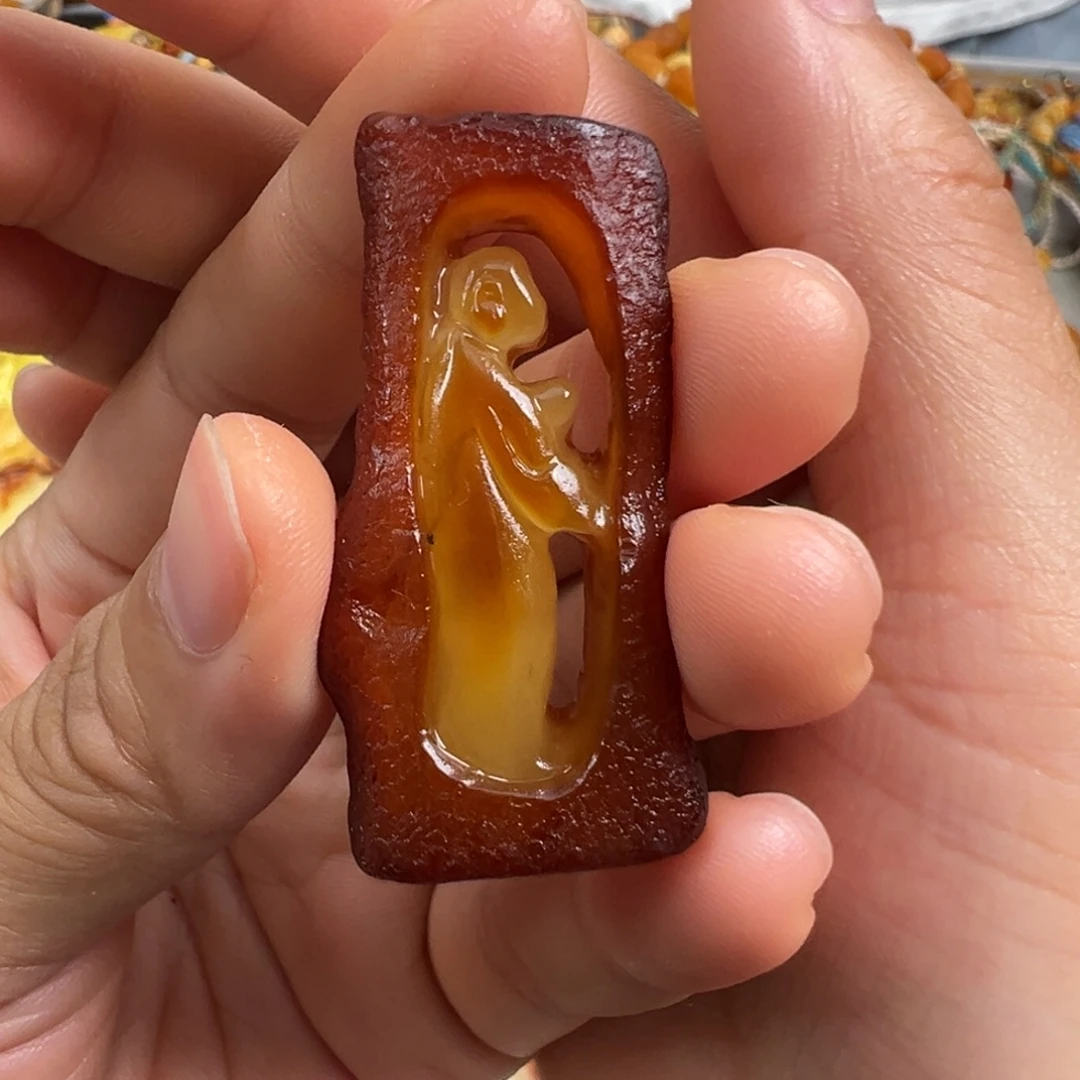 裸石蜜蜡未镶嵌微瑕