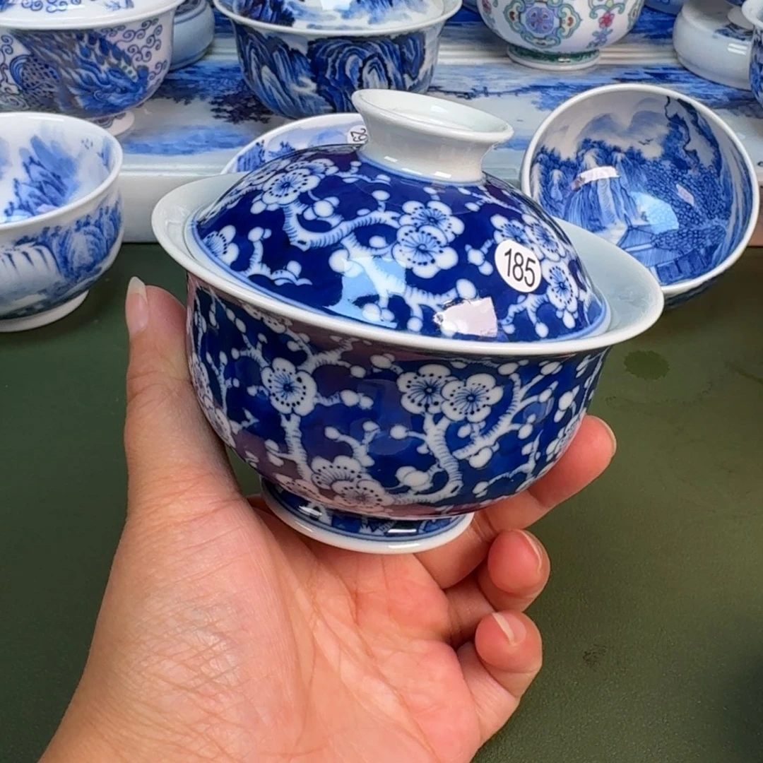 景德镇纯手绘茶具圆圆220