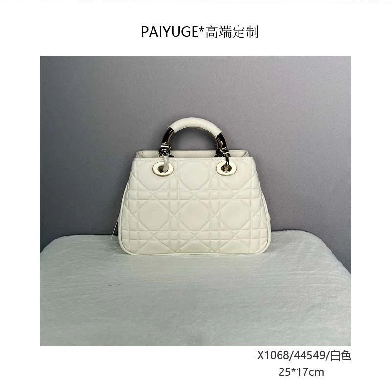 X1068/44549/白色 高端订制手工蜡线女士单肩斜挎手提包1163孤品