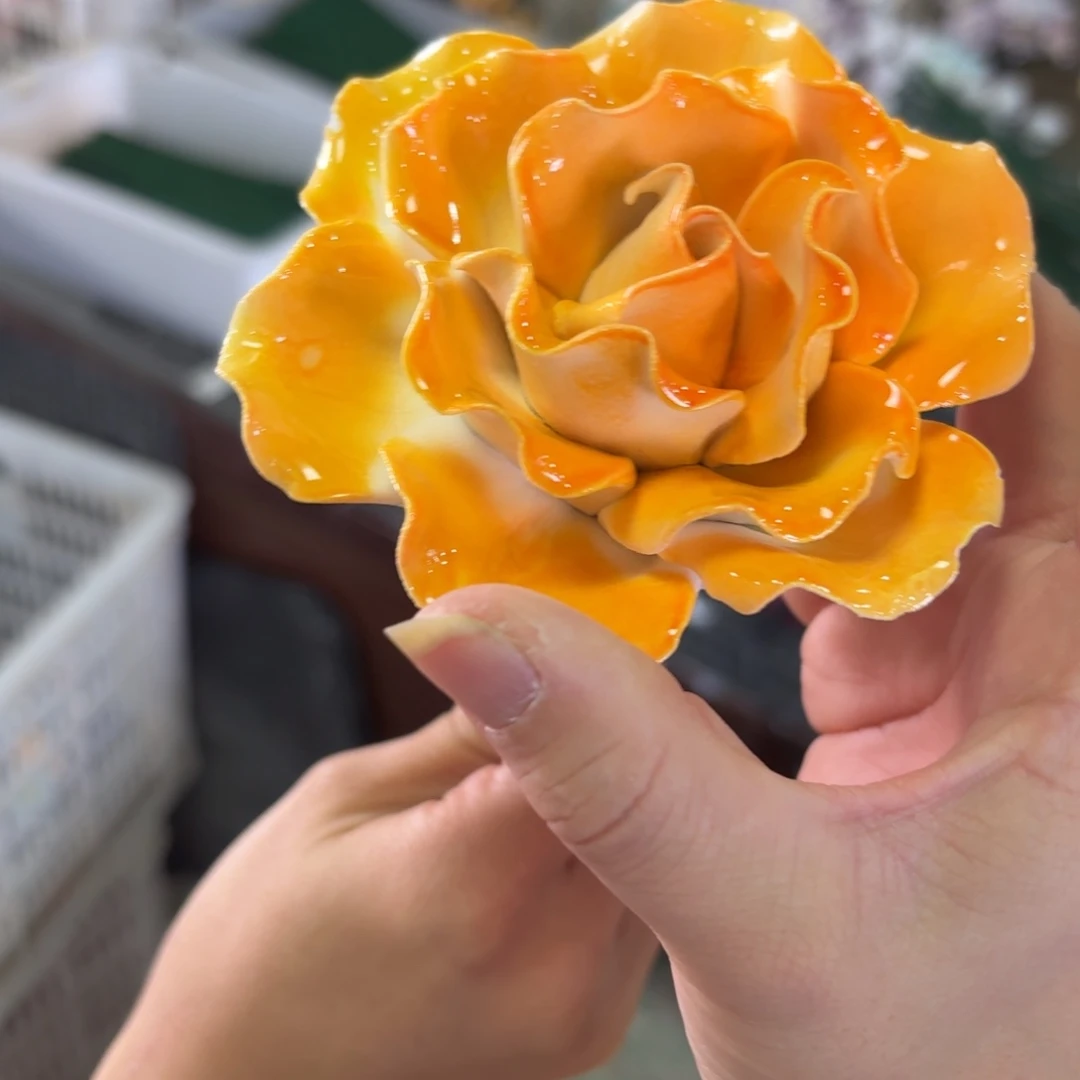 陶瓷花拍满20元发货退款要拉黑