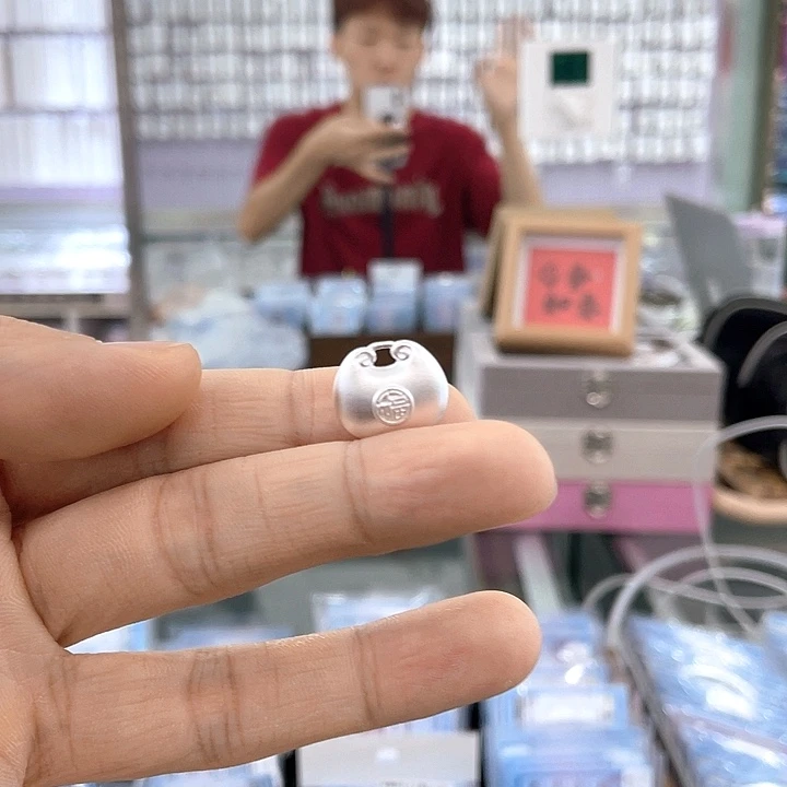 无吊坠足银足银胖福吊坠