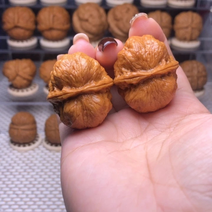 文玩核桃把件3号玉龙小金蟾35尺